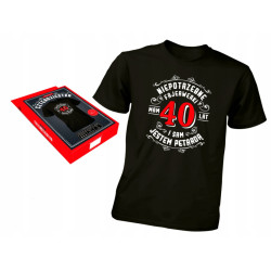 Koszulka prezent na 40 urodziny XL czterdziestka