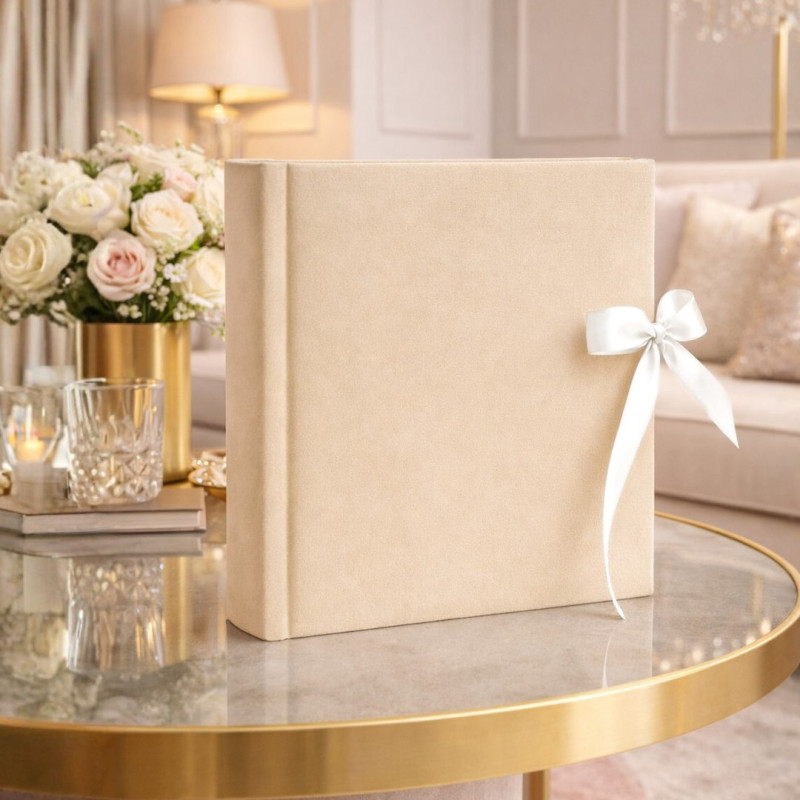 Album tradycyjny welurowy na zdjęcia do wklejania