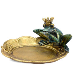 Figurka Żaba w koronie z...