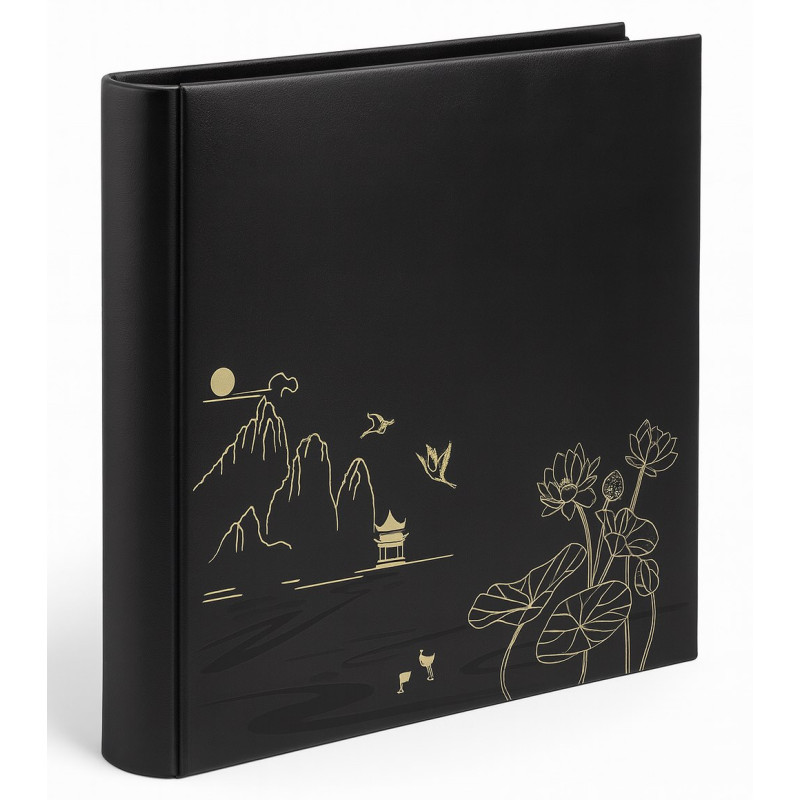 Album kieszeniowy nitowany na 500 zdjęć 10x15 Lotus BLACK