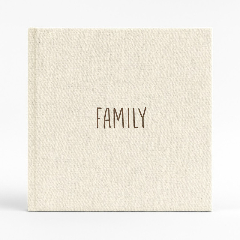 Album na zdjęcia tradycyjny 100 stron ecru Okładka lniana ART 76